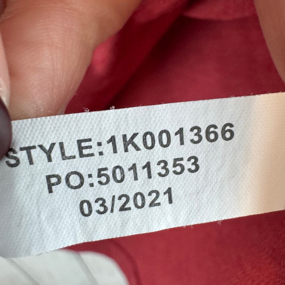 Vineyard Vines Red On-The-Go Shep Golf Pullover Performance 1/4 Zip Size Large - Picture 8 of 11